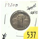 1920-D Standing Liberty quarter