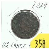 1829 U.S. Large cent