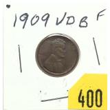 1909 VDB Lincoln cent