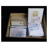 Lot, glassines US & Foreign, packets foreign,