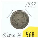 1903 Barber quarter