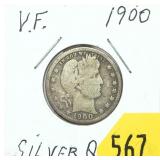 1900 Barber quarter