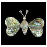 R. Luco Taxco Mexican sterling silver butterfly