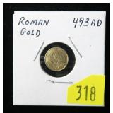 Roman gold coin