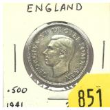 1941 British 2 Shilling