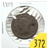 1854 U.S. Large cent