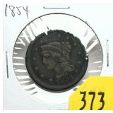 1854 U.S. Large cent