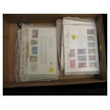 Lot, 21 large glassine packs of UN Souvenir