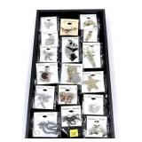 Lot, fashion pins and brooches, assorted critters,