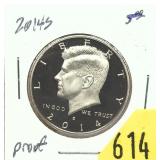 2014-S Kennedy half dollar, Proof