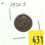 1920-S Lincoln cent