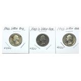 x3- Washington quarters, -x3 quarters, sold by