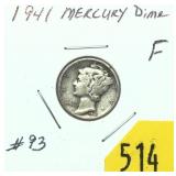 1941 Mercury dime