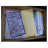 Lot, Organization Stamps, mostly partial sheets: