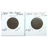 x2- 2-cent pieces, -x2 coins, Sold by the piece,