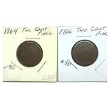 x2- 2-cent pieces, -x2 coins, Sold by the piece,