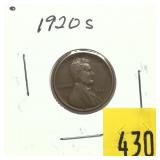 1920-S Lincoln cent
