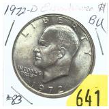 1972-D Eisenhower dollar