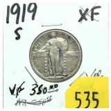 1919-S Standing Liberty quarter