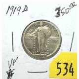 1919-D Standing Liberty quarter