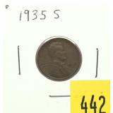 1935-S Lincoln cent