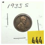 1935-S Lincoln cent