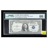 $ 1 Silver certificate, series of 1935D, slab