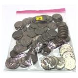 x97- Kennedy half dollars, mixed dates,