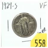1929-S Standing Liberty quarter