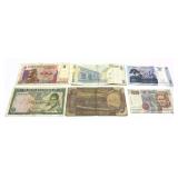 Lot; World bank notes, 6 pieces
