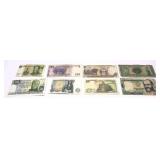Lot; World bank notes, 8 pieces