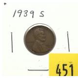 1939-S Lincoln cent