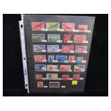 Sheet US mint Airmail Stamps