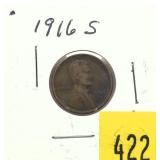 1916-S Lincoln cent