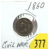 1860 Indian Head cent