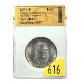 1951 Booker T. Washington half dollar, MS69