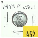 1943 Lincoln cent