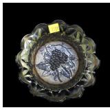 Dugan Amethyst 6 1/2" diameter scalloped edged
