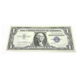 $1 silver certificate series of 1957B, star note,