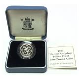 1994 British 1 pound silver