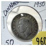 1950 Canadian 50-cents