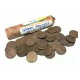 Roll of 1917-18 wheat cents