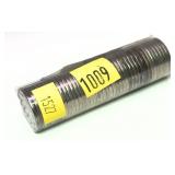 Roll of Canadian nickels, mixed dates