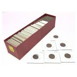 Lot, wheat cents, 75 pcs.