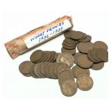 Roll of 1936-39 wheat cents