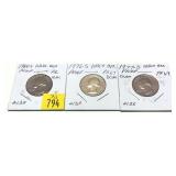 x3- Proof Washington quarters -x3 quarters -Sold