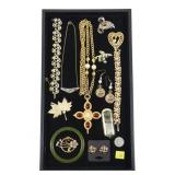 Lot, fashion jewelry, including Coro and VanDell,
