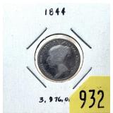 1844 British 6 pence