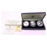 1994 3-coin WWII silver Proof set