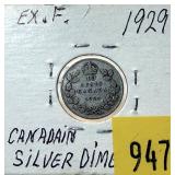 1929 Canadian 10-cents